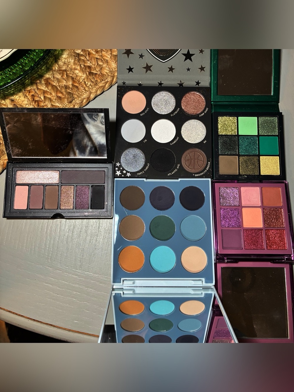 Eyeshadow bundle Morphe Huda Beauty Colourpop